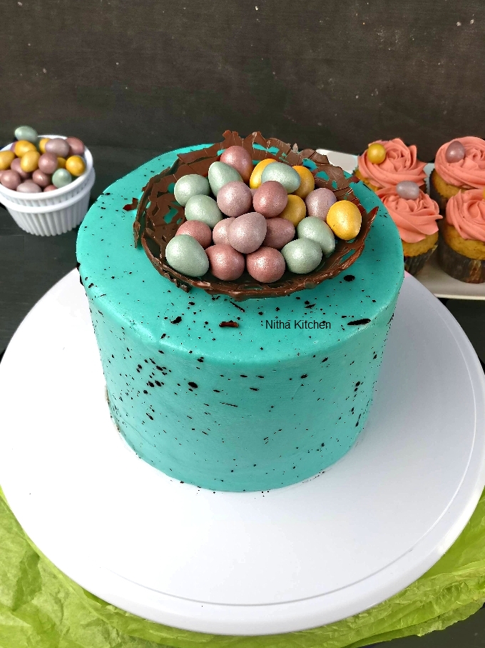 Easter Egg Theme Cake Video Recipe