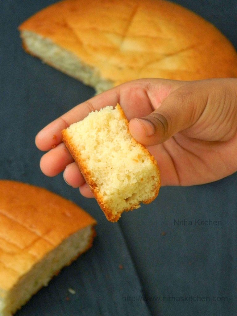 EGGLESS BUTTERLESS VANILLA SPONGE CAKE Recipe