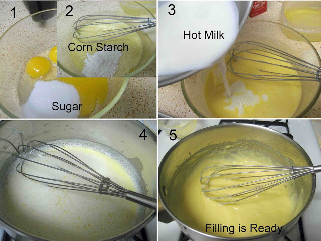 making custard step by step picture recipe