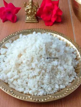 kongunadu arisi maavu thevaiyam , sweet rice puttu recipe