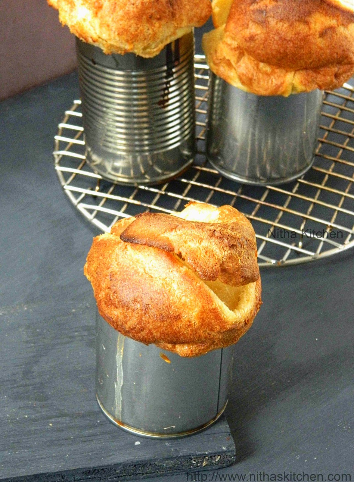 Plain or Sweet Popovers No Special Pan Required Nitha Kitchen