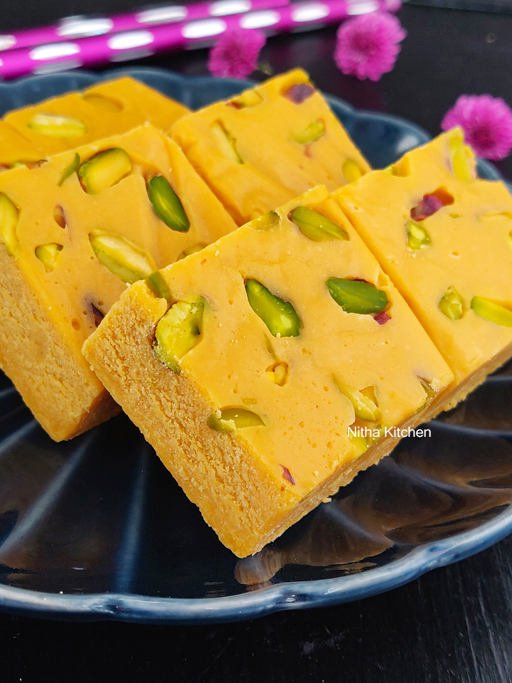 Besan Ki Burfi,chickpea flour barfi,besan barfi,Diwali recipes,diwali sweets,Indian Sweets,kadala maavu burfi recipe,gluten free fudge,besan burfi,Reduced Ghee barfi recipe,gram flour fudge,cardamom barfi,besan barfee,gram flour barfee,gram flour burfi,rose burfi,rose flavored barfi,besan barfi video recipe,burfi,barfi,how to make besan burfi,how to make besan barfi,perfect barfi recipe,nitha kitchen video recipes,how to make sugar syrup for burfi