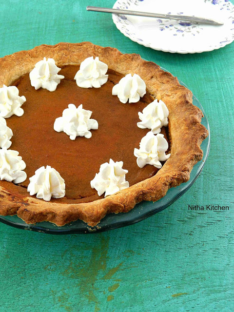 Traditional Pumpkin Pie with Homemade Pie Crust Recipe