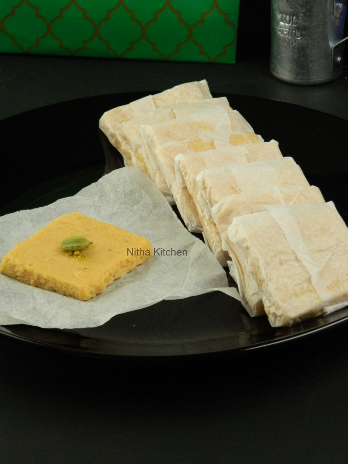 Milk Peda Palkova Milk Fudge