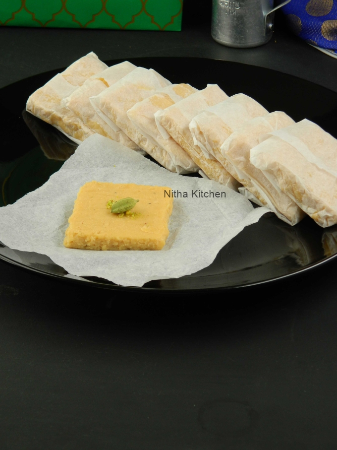 Milk Peda Palkova Milk Fudge