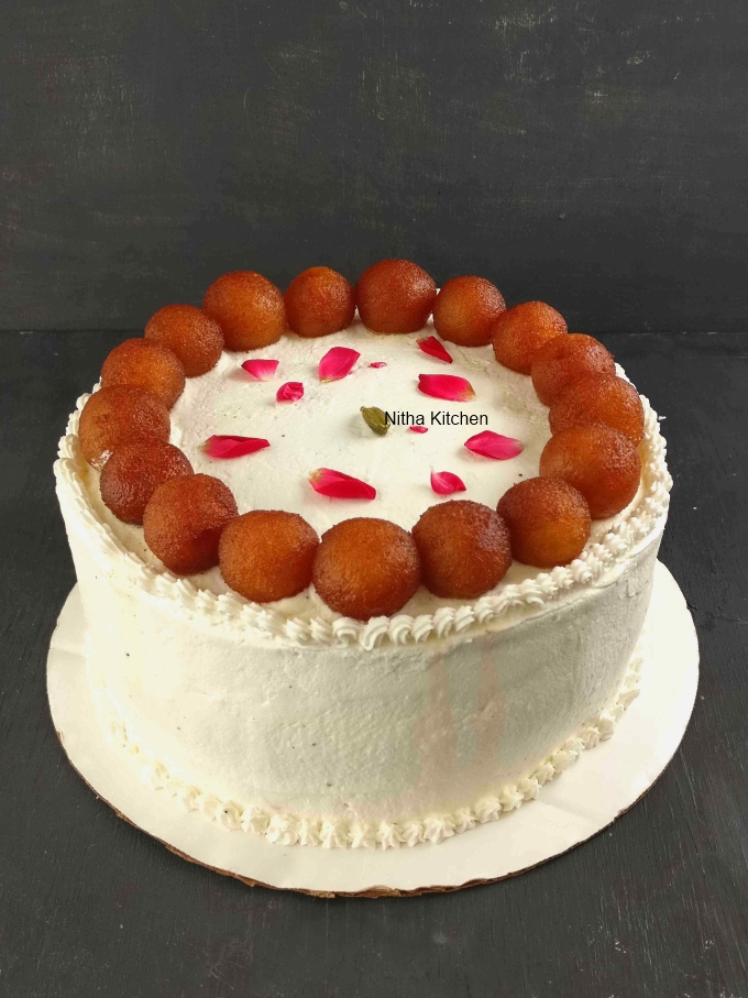 Gulab Jamun Cake Recipe From scratch