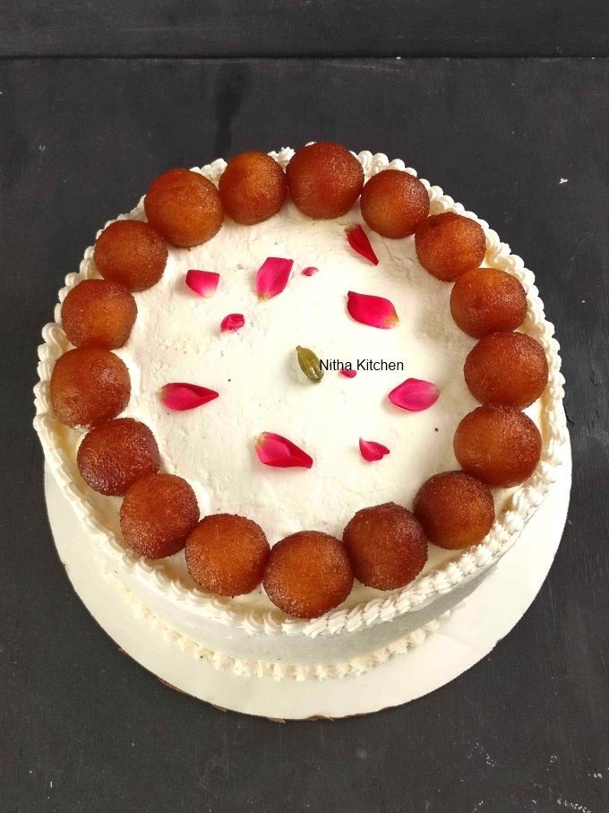 Gulab Jamun Cake Recipe From scratch