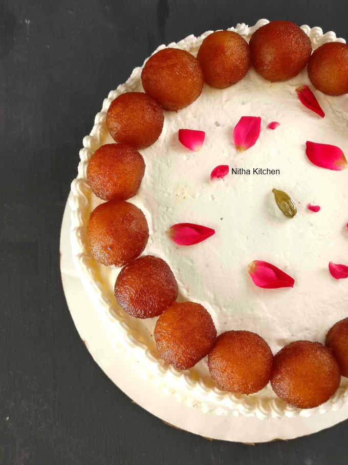 Gulab Jamun Cake Recipe From scratch