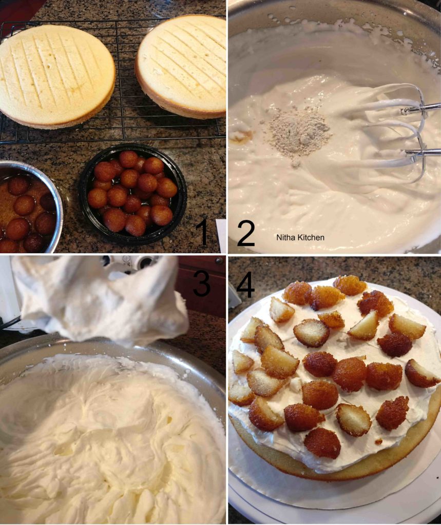 Gulab Jamun Cake Recipe From scratch