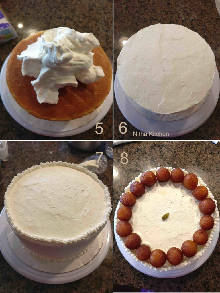 Gulab Jamun Cake Recipe From scratch