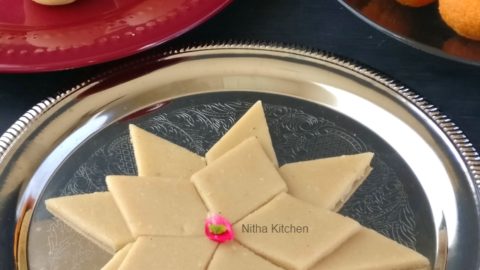 kaju_katli_mundhiri cake video recipe