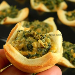 spinach cheese bites using crescent dough