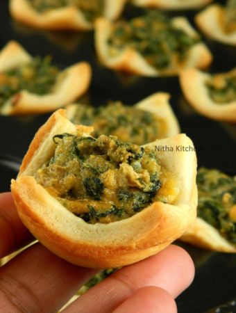 spinach cheese bites using crescent dough