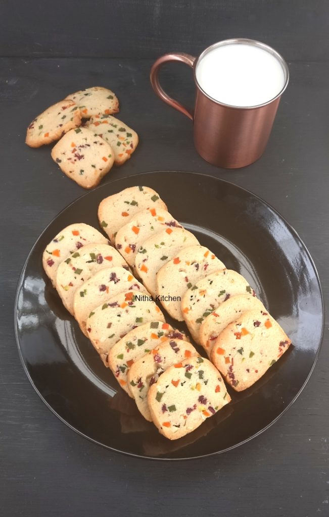 Eggless Tutti Frutti Cookies Recipe Karachi Biscuits