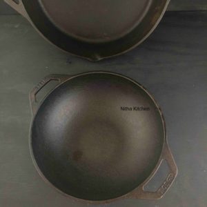 How to season a Cast Iron pan, Traditional way