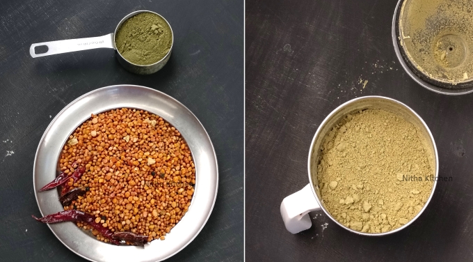 Moringa and Curry Leaves Chutney Powder | Murunga Keerai Karuveppilai Idli Podi Recipe