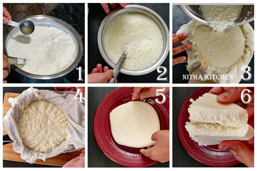 step by step homemade cream cheese preparation