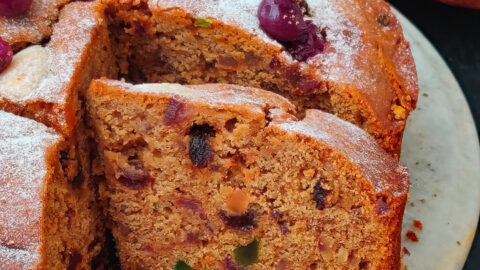 Alcohol Free Christmas Plum Cake No Soak Fruit Cake
