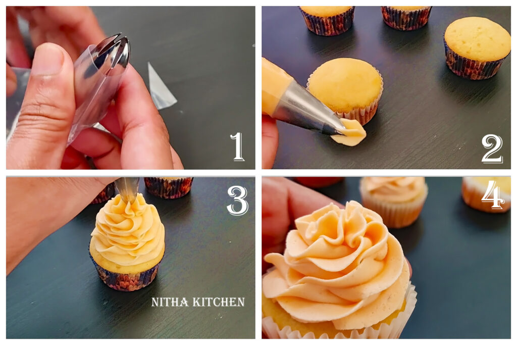 step by step Wilton 1M tool tip decorating tips video recipe