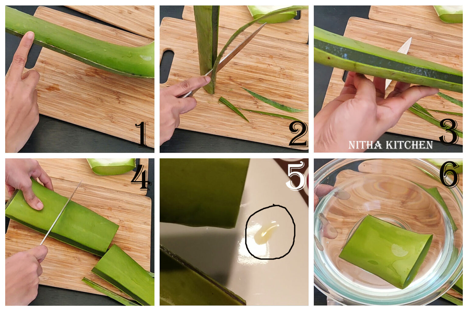 Aloe Vera Detox Video Recipe Nitha Kitchen