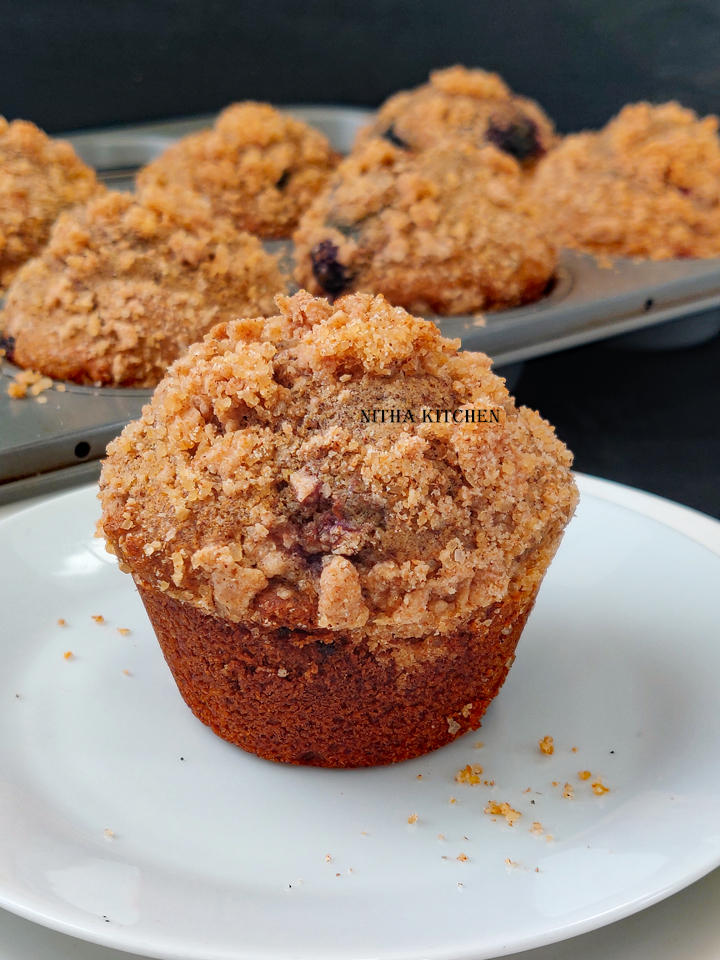 Eggless Whole Wheat Millet Muffins