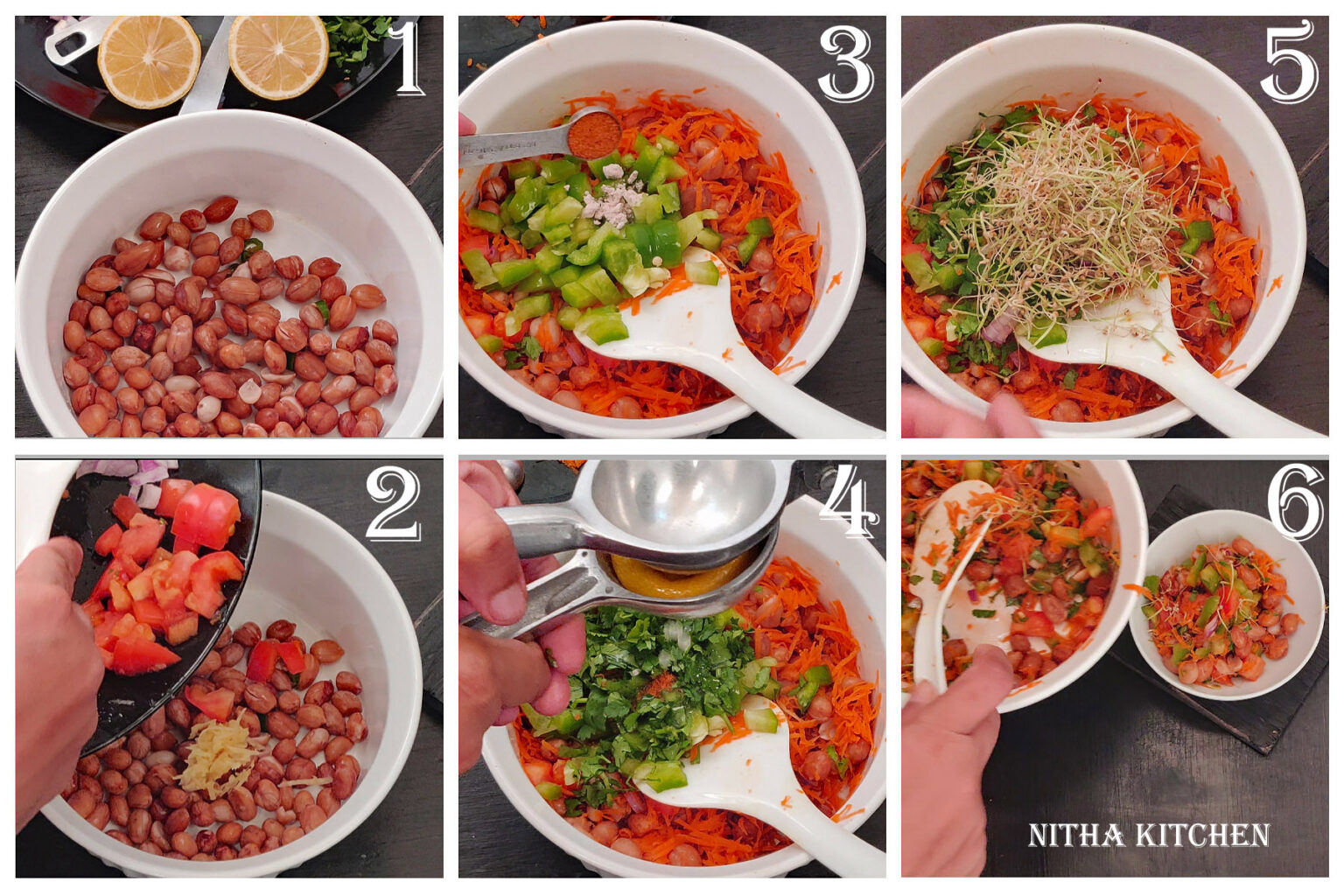 Homegrown Pearl Millet Sprouts Salad Nitha Kitchen