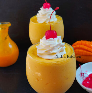 agar agar mango mousse, agar agar mousse recipe, egg free mango mousse, egg free mousse recipe, eggless mango mousse with agar agar, eggless mango mousse without gelatin, how to make mango mousse, how to make mango mousse from scratch, mango dessert, mango mousse recipe, mango mousse video recipe, mango mousse with pectin, pectin powder recipe ideas, Mango Recipes, mousse without gelatin, nitha kitchen recipes, nitha kitchen mango recipes, mango dessert, single serve mango dessert, single serve mango dessert recipe,vegetarian mango mousse, vegetarian mousse using agar agar, vegetarian mousse using pectin